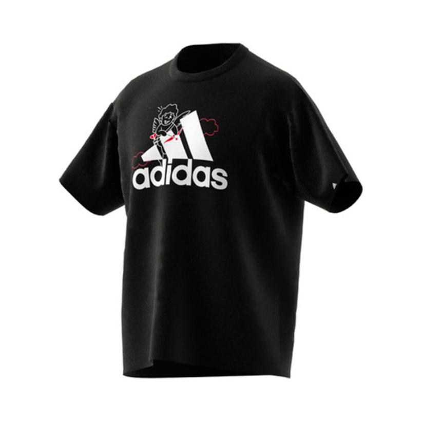 adidas/阿迪达斯 跑步健身丘比特天使印花圆领短袖T恤 GV2911