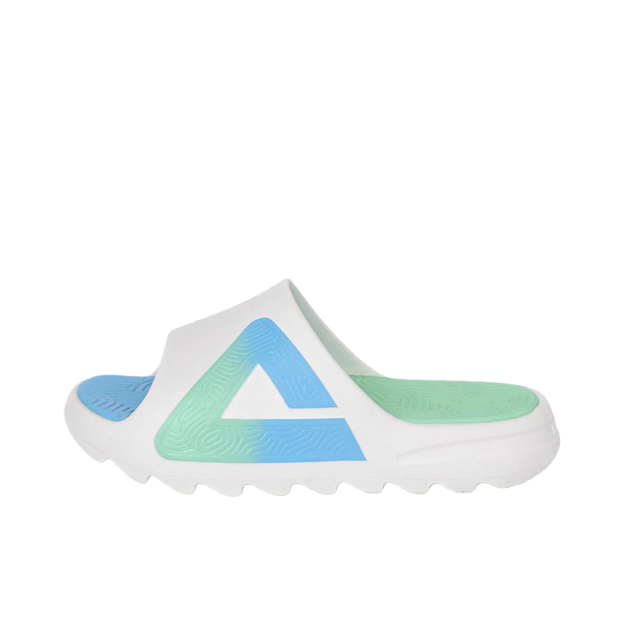 推荐商品：匹克 态极PRO 拖鞋 经典运动休闲百搭时尚舒适潮流皮革拼接涂鸦防磨耐磨静音一字拖软弹防滑 大白色/翠绿色/白色/蓝色