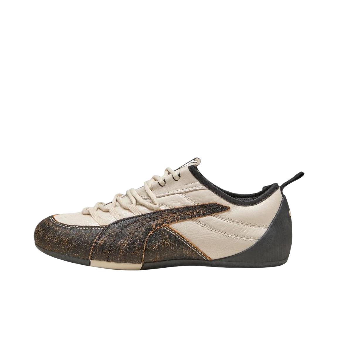 推荐商品：Puma/彪马 KLIM 运动休闲鞋 皮革低帮薄底贴合 Danielle Guizio俩猫/白色/棕色