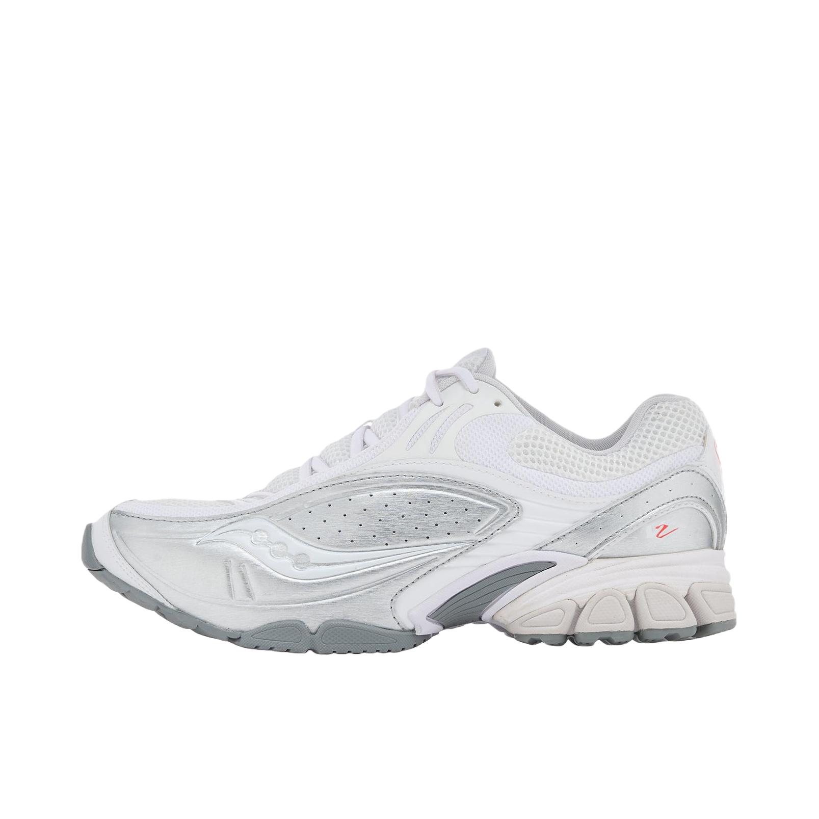 推荐商品：Saucony/索康尼 Progrid V2 Night Sky 跑鞋 舒适防滑耐磨休闲 白色/银色