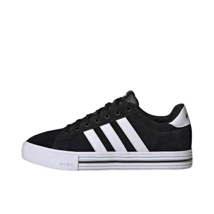 推荐商品：adidas neo Daily 4.0 板鞋 轻便舒适防滑耐磨复古百搭合成革轻运动 黑色/白色