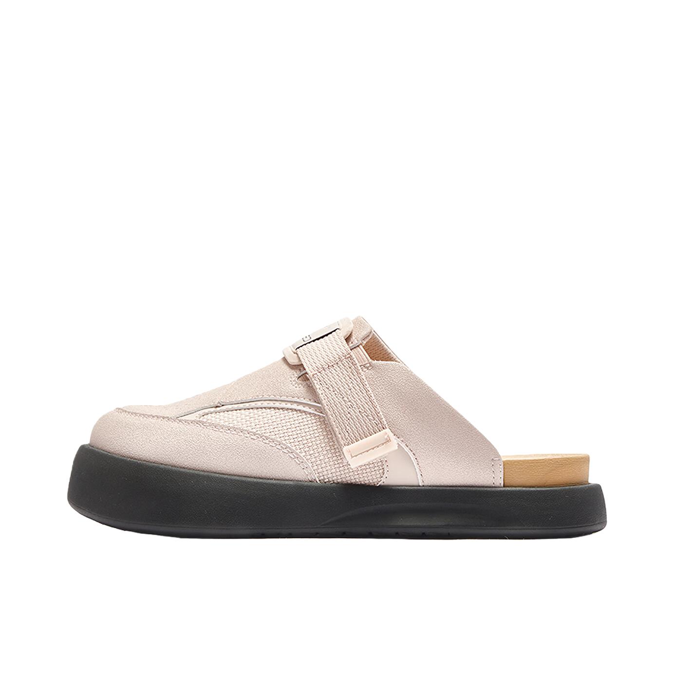 推荐商品：361度 云语 拖鞋 防滑耐磨简约舒适 女款/灰色/褐色/粉色/羊皮纸色