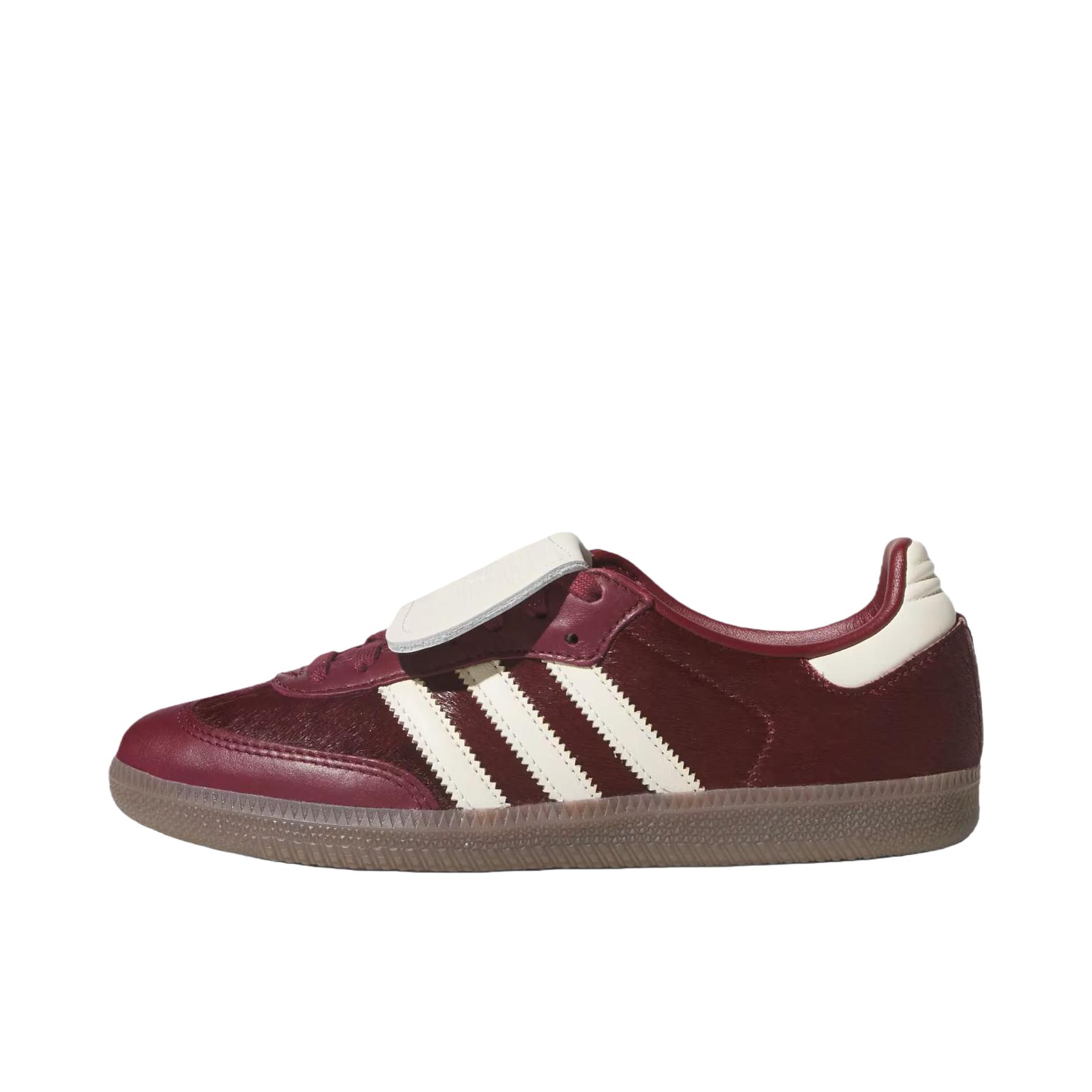 推荐商品：adidas Originals Samba LT T头鞋 德训鞋 板鞋 防滑耐磨薄底透气复古贴合圆头 暗影红