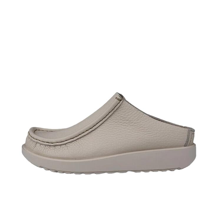 推荐商品：ECCO/爱步 JOKE系列 运动休闲鞋 真皮轻便一脚蹬 石灰色