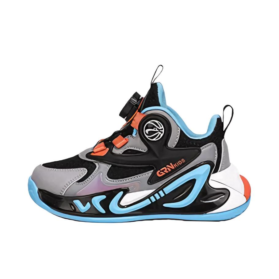 推荐商品：贵人鸟 儿童篮球鞋 减震防滑耐磨 GRN2F112A 大童/灰色/月色