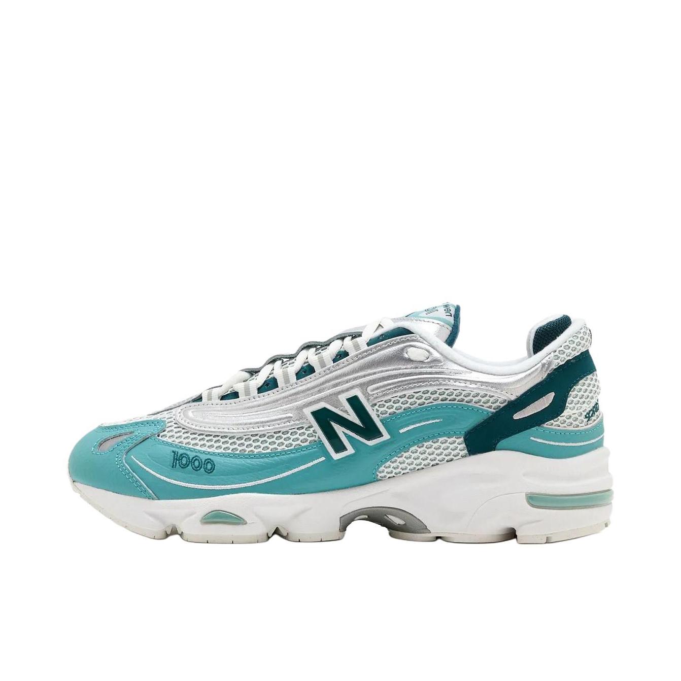 推荐商品：New Balance 1000 运动休闲鞋 舒适百搭透气防滑耐磨圆头复古 D宽/白色/绿色