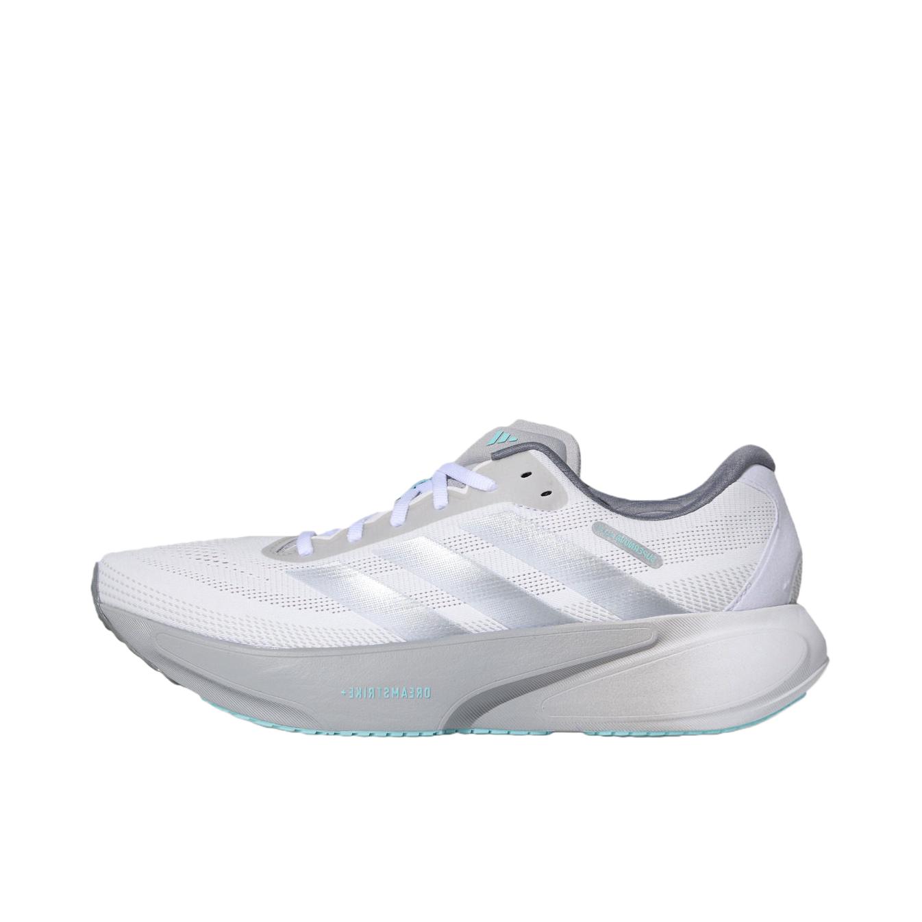 推荐商品：adidas SUPERNOVA RISE 3S 领航系列 跑鞋 舒适时尚潮流贴合回弹体测防滑缓震轻便支撑排汗 白色/浅灰色/淡灰色