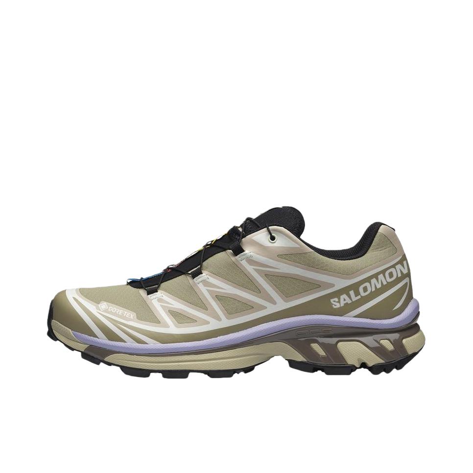 推荐商品：Salomon/萨洛蒙 XT-6 GTX 户外休闲鞋 防水包裹性支撑百搭厚底抽绳 浅橄榄绿