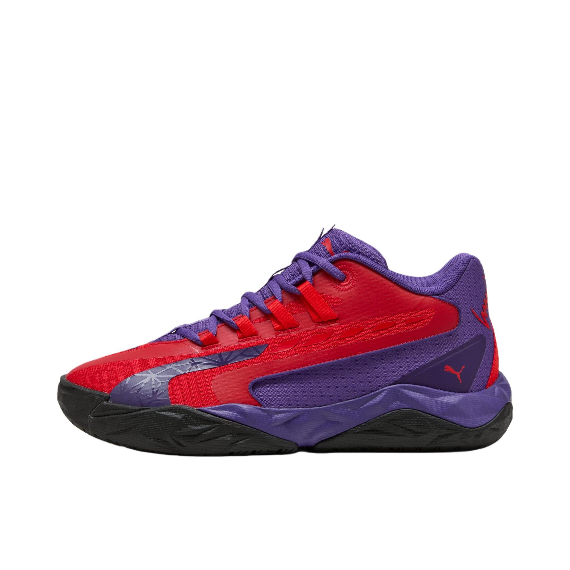 推荐商品：Puma/彪马 Dagger 2 篮球鞋 缓震防滑中帮运动轻便支撑 红色/紫色/黑色