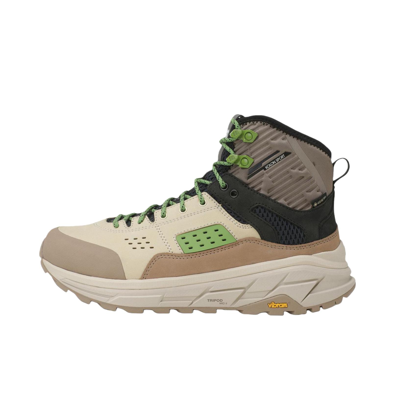 推荐商品：KOLON SPORT/可隆 Tripod Mid 2 防滑 防水 徒步鞋 户外鞋 棕色