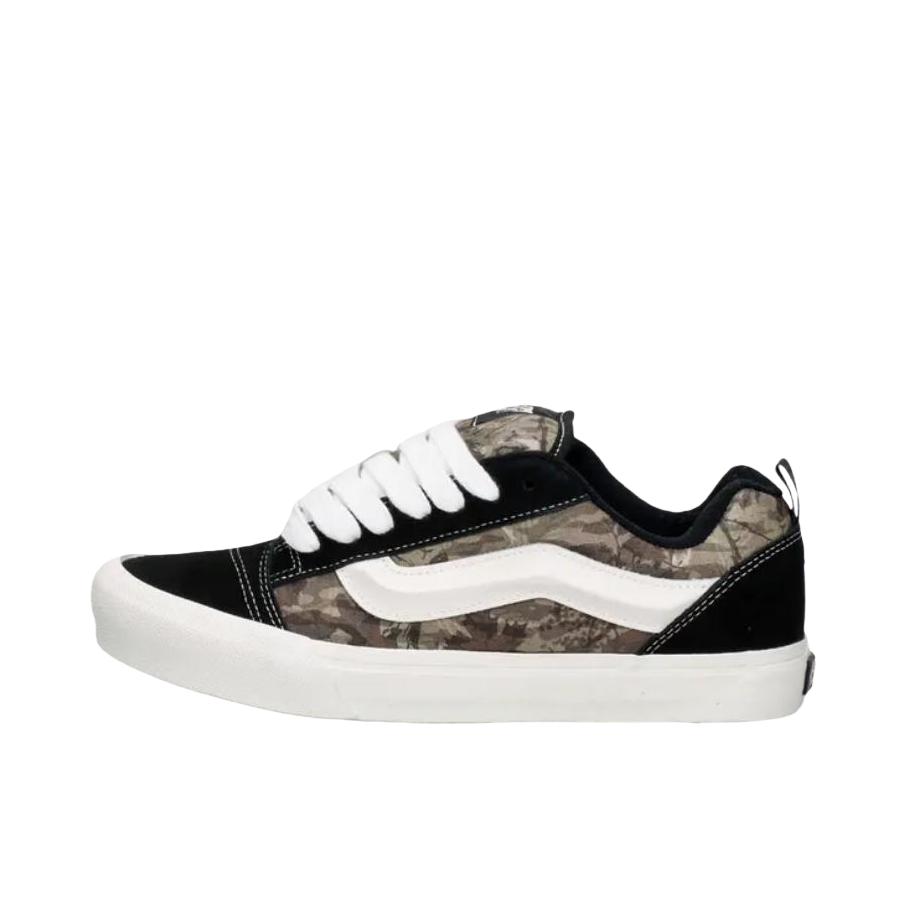 推荐商品：Vans/范斯 Knu-Skool 板鞋 面包鞋 滑板鞋 复古美式时尚防水支撑贴合圆头 深黑色/摩卡棕