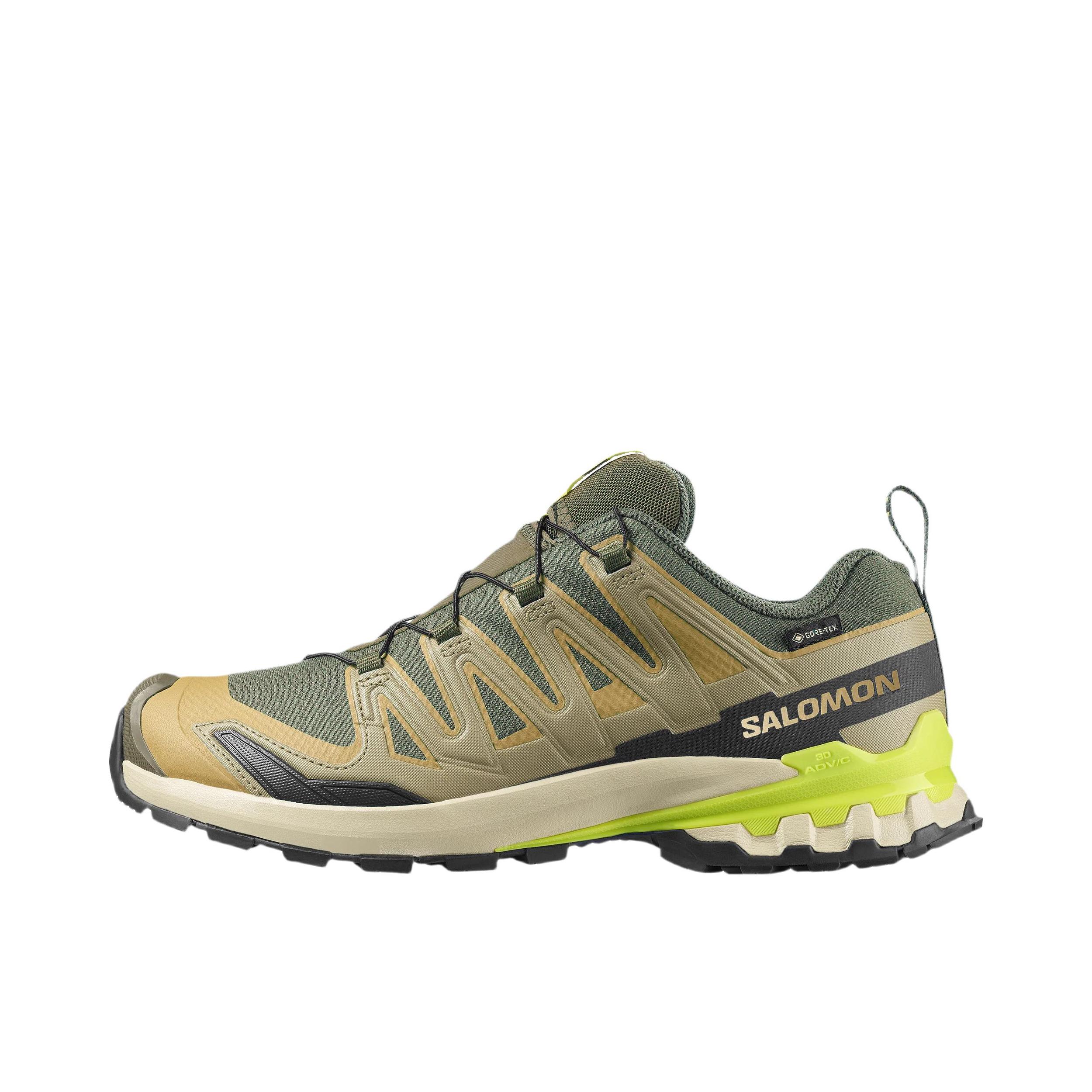 推荐商品：Salomon/萨洛蒙 XA Pro 3D V9 减震 防滑耐磨 圆头 织物 户外防水 登山徒步鞋 跑鞋 葡萄叶/芦荟/酸橙