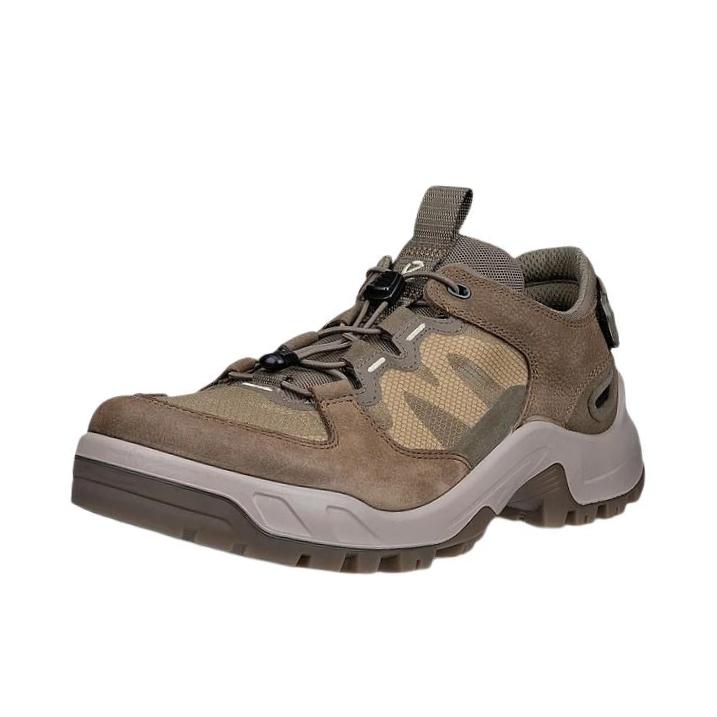 推荐商品：ECCO/爱步 越野系列 登山鞋 户外鞋 运动防滑耐磨 棕褐色/豆蔻棕/沙色