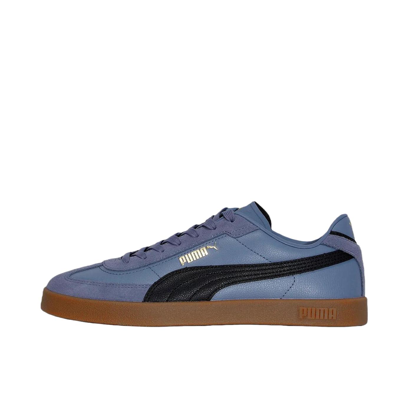 推荐商品：Puma/彪马 Club II Era T头鞋 德训鞋 板鞋 薄底防滑耐磨轻便低帮系带复古百搭支撑圆头贴合 蓝色/黑色 