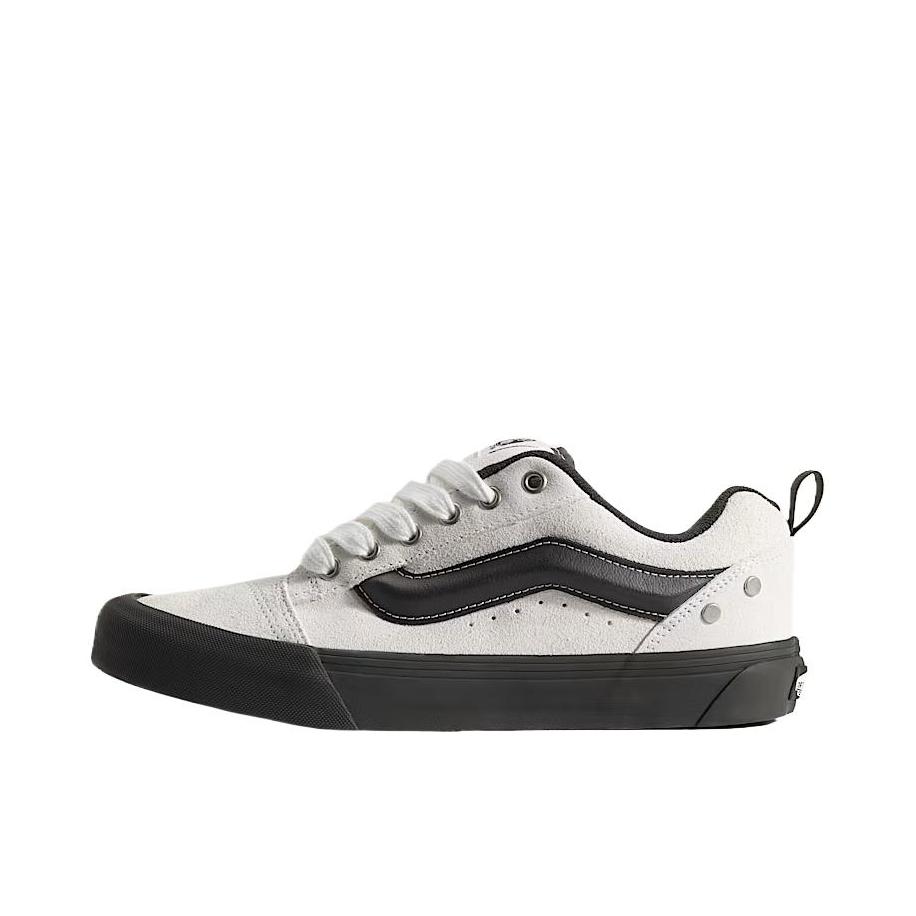推荐商品：Vans/范斯 Knu-Skool 板鞋 面包鞋 滑板鞋 复古美式时尚防水支撑贴合圆头 白色/深黑色