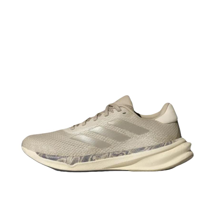 推荐商品：adidas Supernova Stride 跑鞋 回弹防滑耐磨舒适柔弹缓震网面织物慢跑 女款/米色 