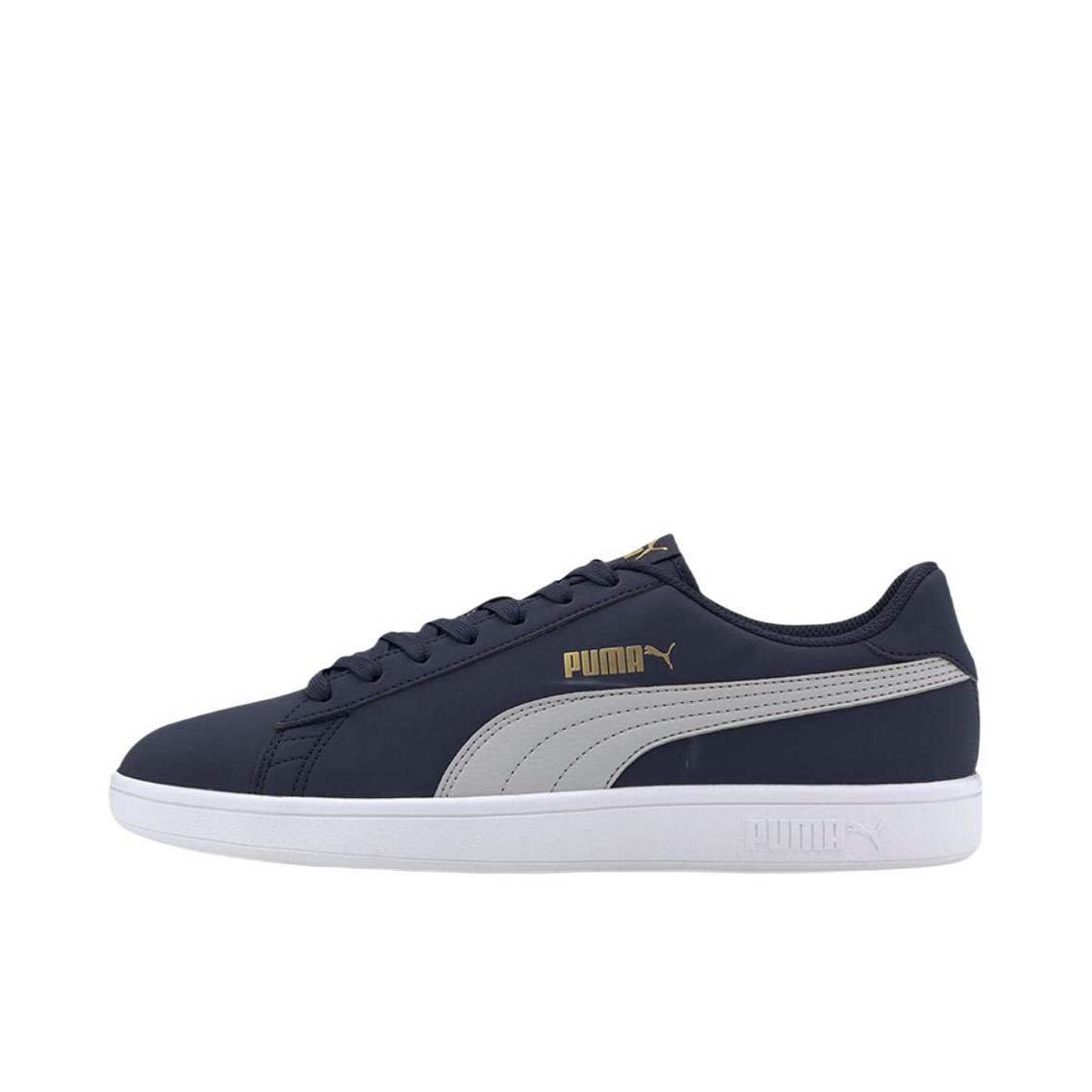推荐商品：Puma/彪马 Smash 板鞋 防滑耐磨轻便透气休闲复古运动情侣 女款/白色/蓝色