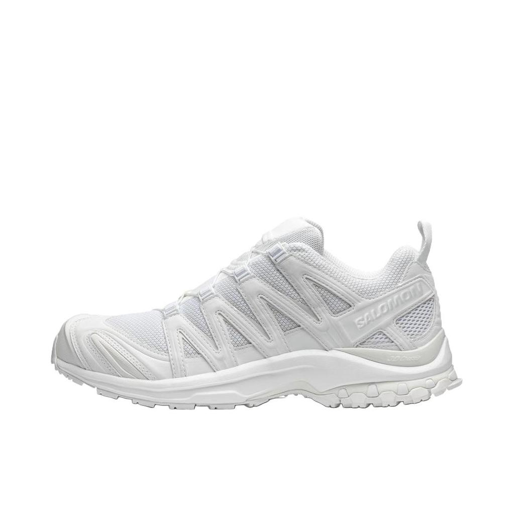 推荐商品：Salomon/萨洛蒙 XA Pro 3D 户外鞋 徒步鞋 越野跑鞋 防滑耐磨防水包裹性稳定支撑织物网布抓地 RIER联名/白色