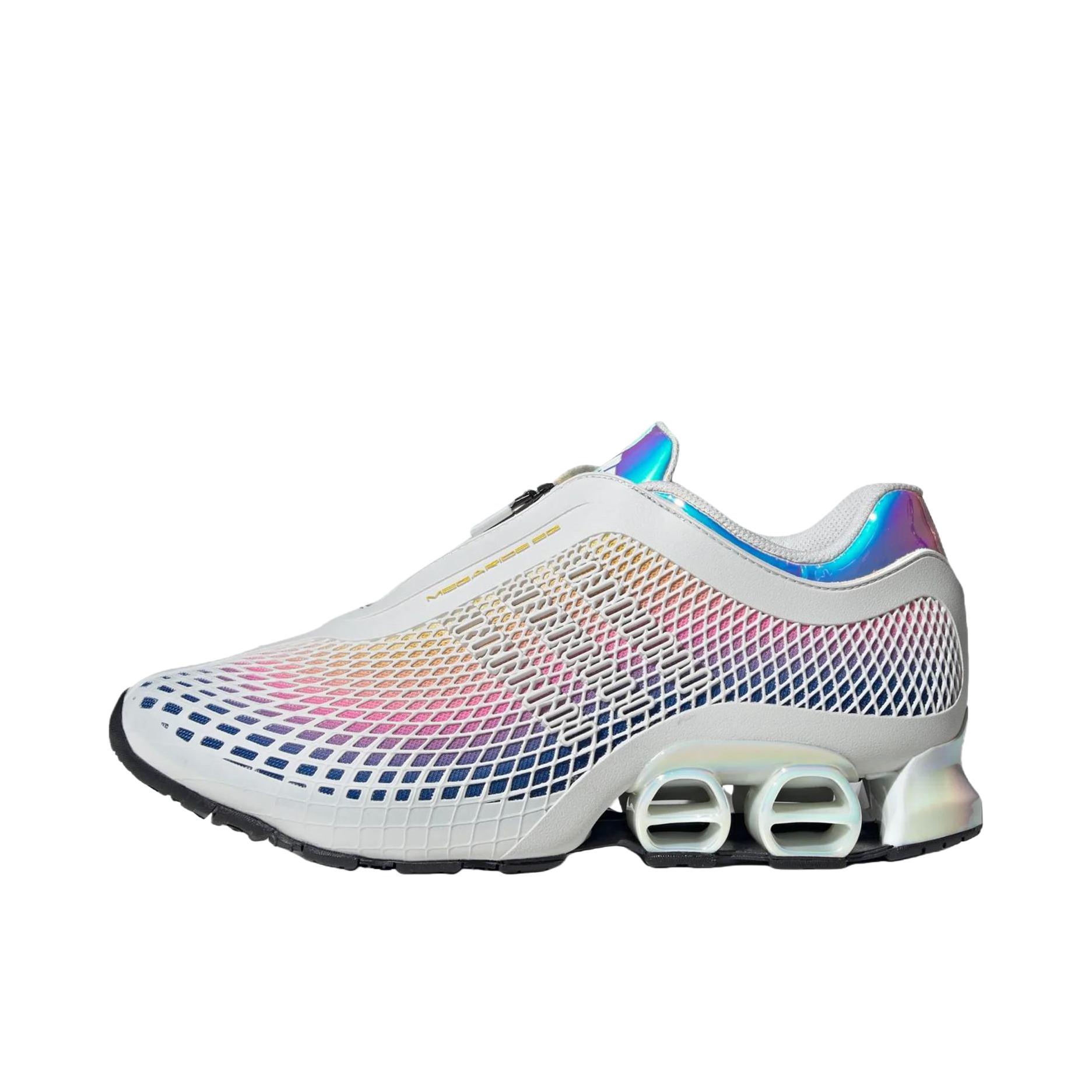 推荐商品：adidas Originals megaride s2 运动休闲鞋 时尚舒适防滑耐磨贴合 白色/粉色/蓝色