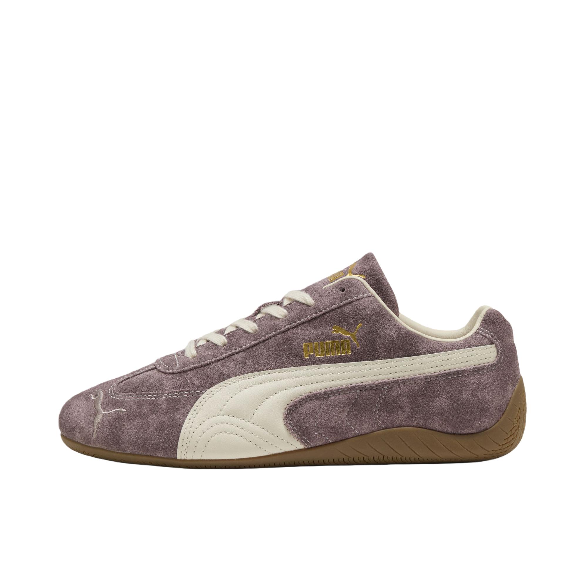 推荐商品：【单依纯同款】 Puma/彪马 Speedcat 运动休闲鞋 防滑耐磨薄底赛车风做旧T头鞋 巧克力棕/砂岩棕