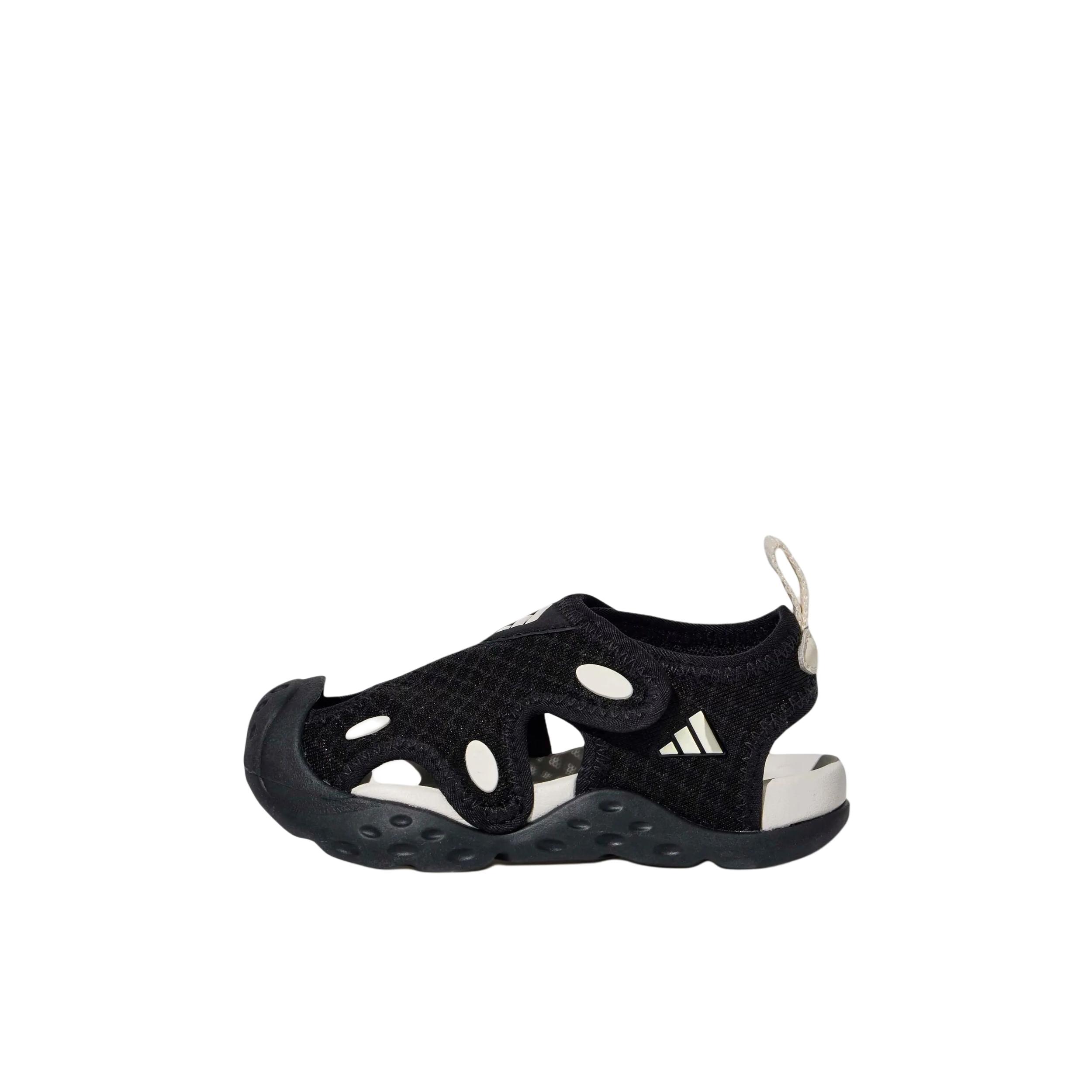 推荐商品：adidas STARSTRIDE 凉鞋儿童 休闲运动防滑 婴童/黑色/矾土棕