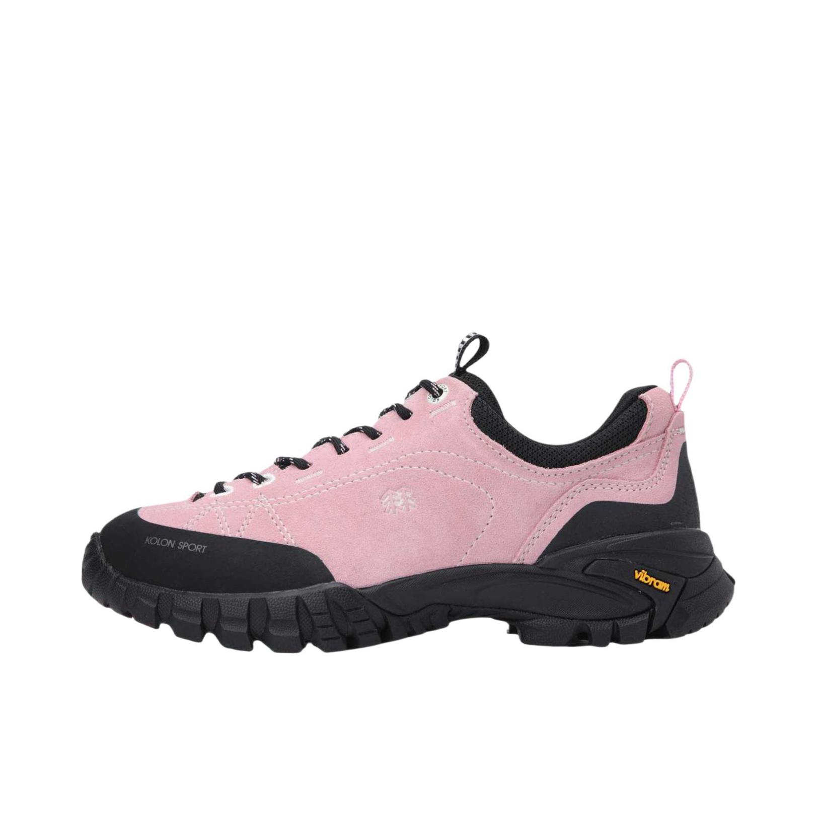 推荐商品：KOLON SPORT/可隆 Rockun 户外休闲鞋 运动百搭圆头 女款/粉色