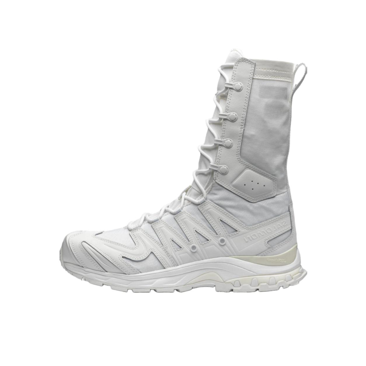 推荐商品：Salomon/萨洛蒙 XA Jungle 防滑 中筒 平跟 圆头 户外靴 户外鞋 徒步鞋 RIER联名/白色