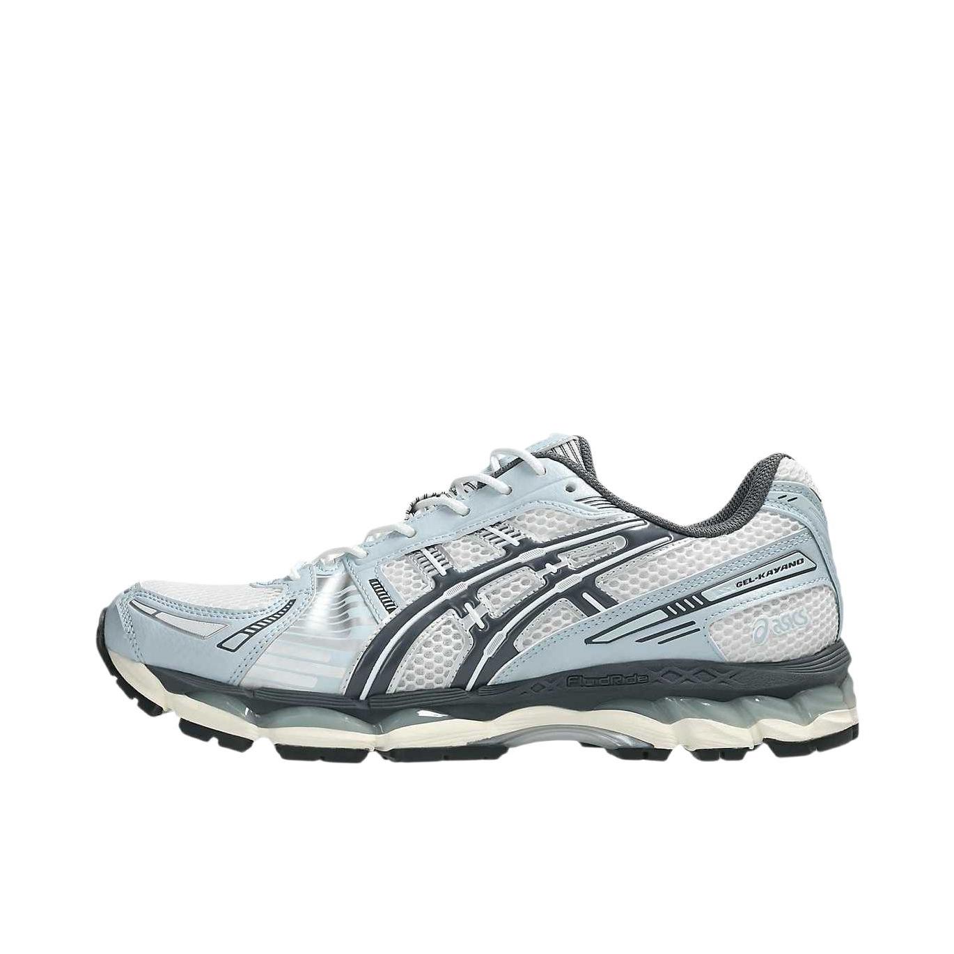 推荐商品：Asics/亚瑟士 Gel-Kayano 12.1 跑鞋 防滑低帮休闲圆头贴合支撑 白色/载灰色