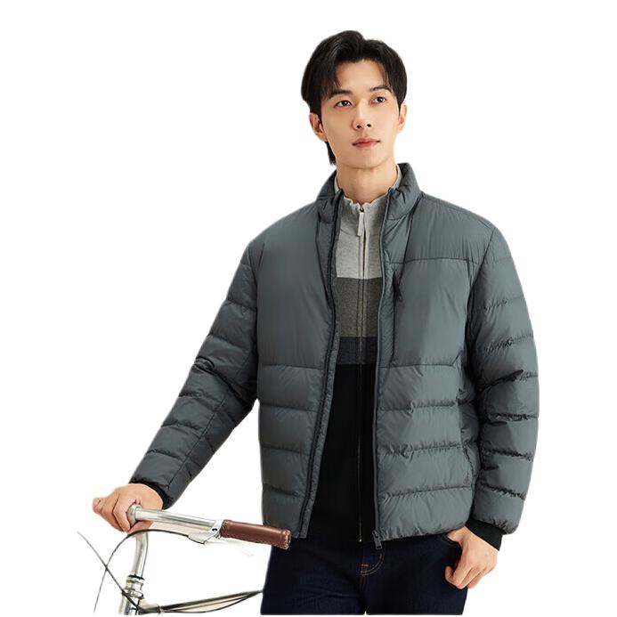 推荐商品：beanpole 商务风发热鹅绒羽绒服 BC5938Z06 灰