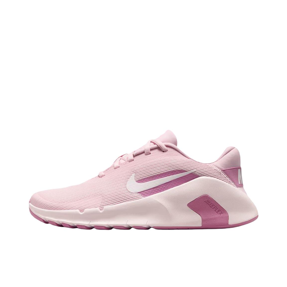 推荐商品：Nike Flex Train 跑鞋 时尚潮流支撑耐用轻便贴合 蜜桃粉