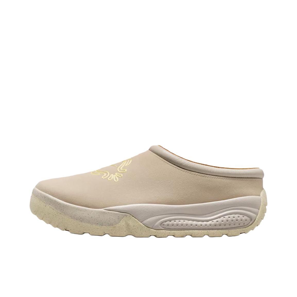 推荐商品：Nike ACG Rufus 舒适百搭 时尚 防滑耐磨 缓震透气 翻毛皮 一脚蹬 棉鞋 防水 户外功能鞋 米色/白色