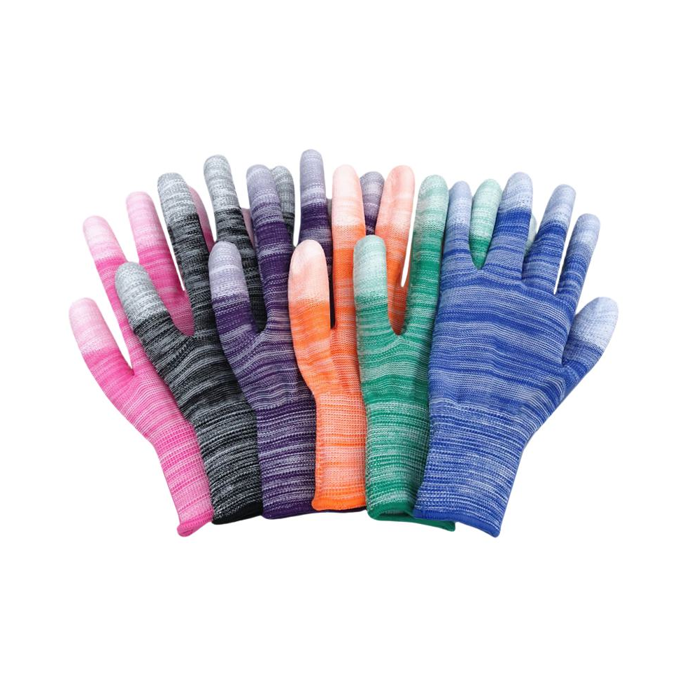 推荐商品：恒益 涂指款 尼龙PU 防护手套