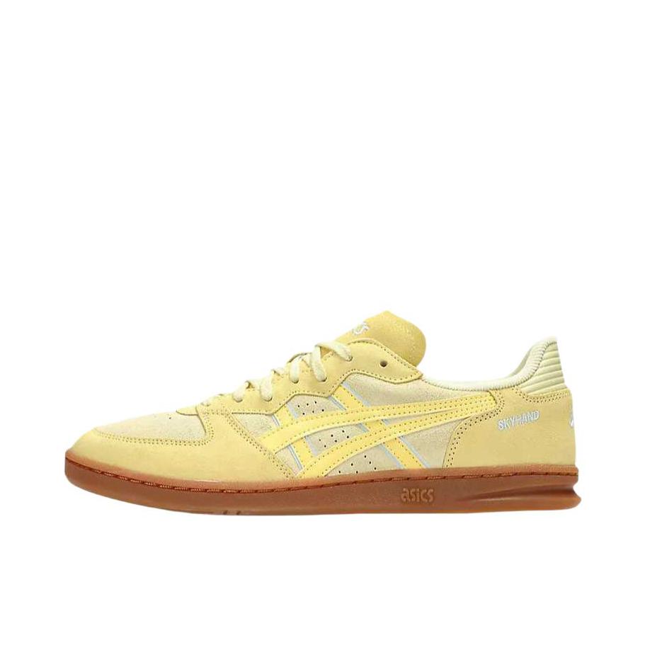 推荐商品：Asics/亚瑟士 Skyhand OG 复古百搭 防滑耐磨 舒适低帮 圆头 板鞋 小麦黄/阳光