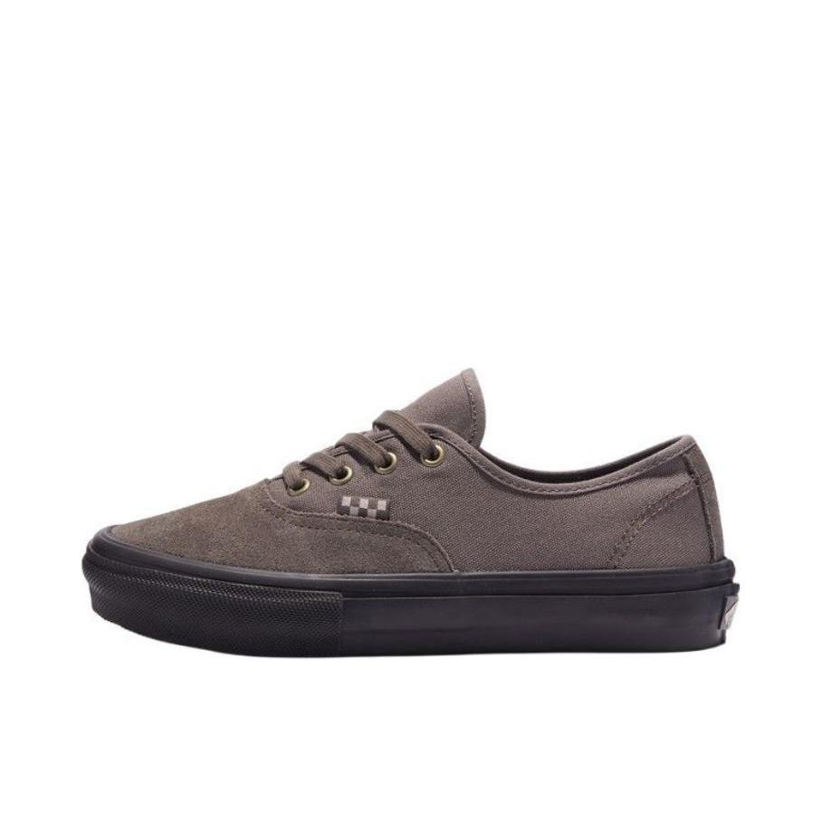 推荐商品：Vans/范斯 Skate Authentic 防滑减震 百搭 耐磨 帆布鞋 深棕色 