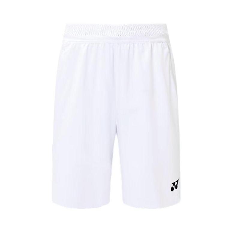 推荐商品：YONEX/尤尼克斯童装 透气吸汗速干运动短裤 中大童 3200425BCR 白