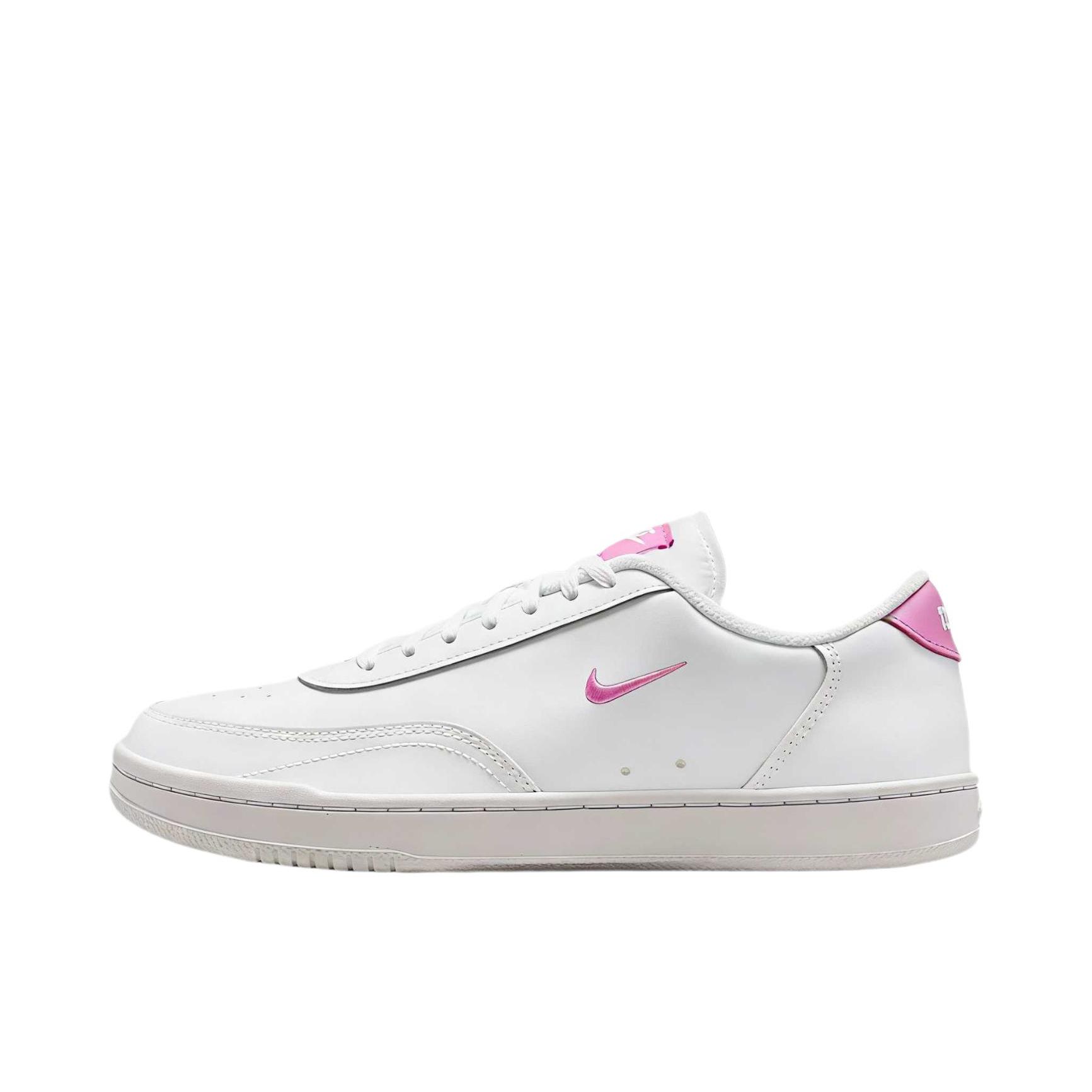 推荐商品：Nike Court Vintage 滑板鞋 板鞋 防滑耐磨轻便透气舒适减震时尚复古 女款/白色/超越粉色
