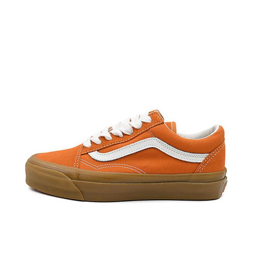 推荐商品：Vans/范斯 Old Skool 滑板鞋 板鞋 轻便防滑复古舒适经典 深橙色