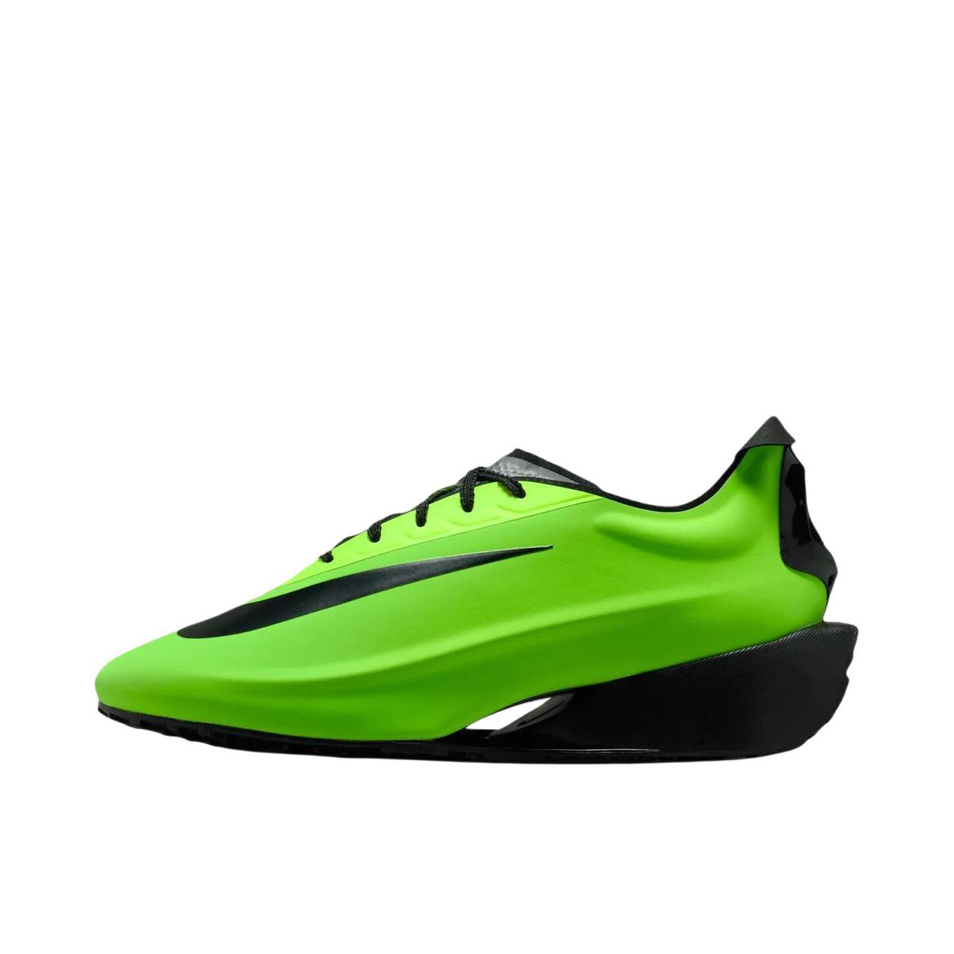 推荐商品：Nike First Sight Noir 跑鞋 系带圆头厚底 绿色