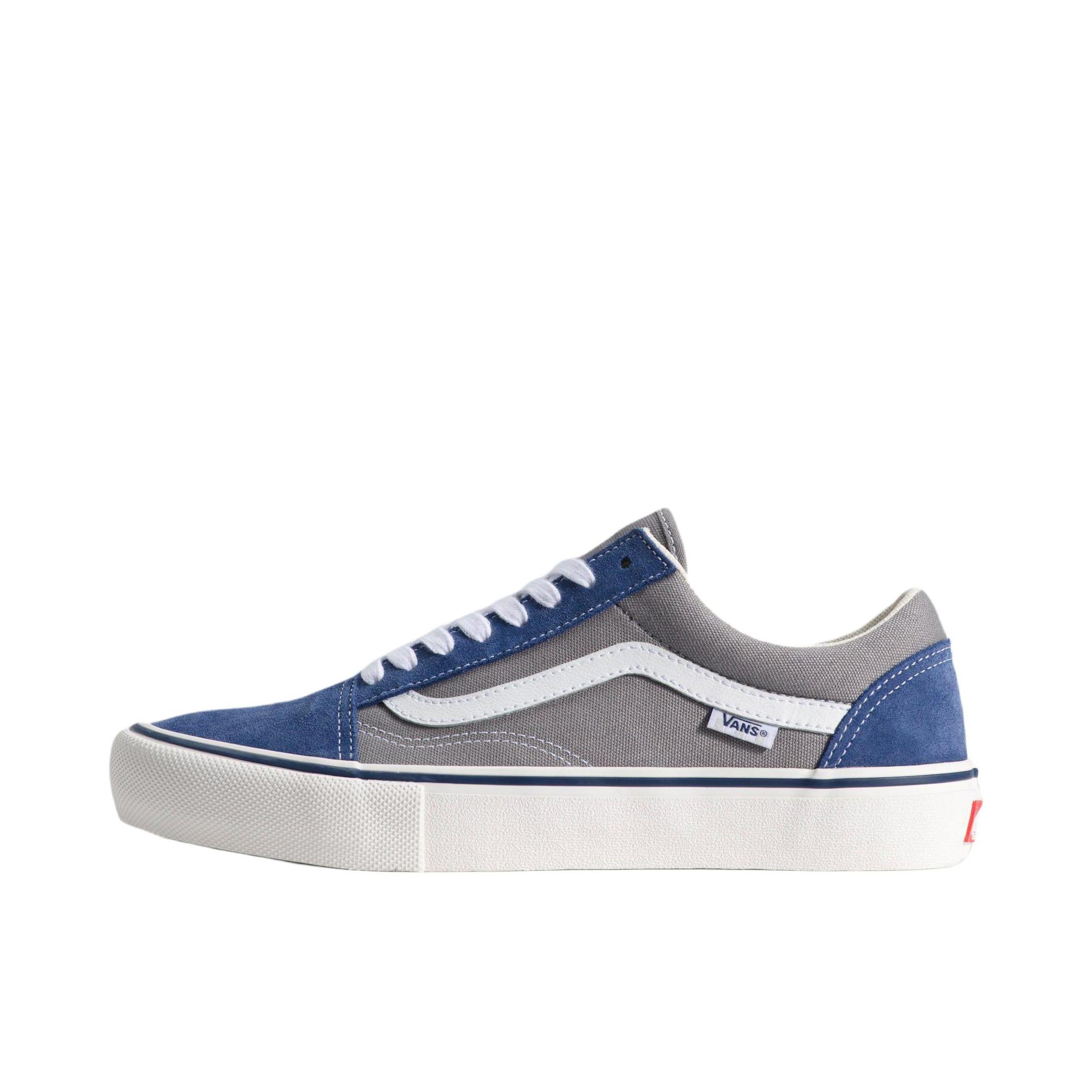 推荐商品：Vans/范斯 Skate Old Skool Denim 板鞋 舒适耐磨防滑支撑 蓝色/灰色