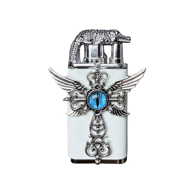推荐商品：雅爵 朋克亚文化眼瞳羽翼充气打火机