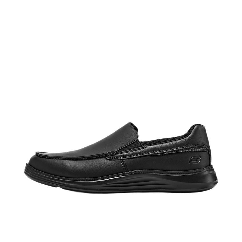 推荐商品：Skechers/斯凯奇 Camda 耐磨软底 轻质 潮流百搭 舒适轻便 一脚蹬 休闲鞋 全黑色