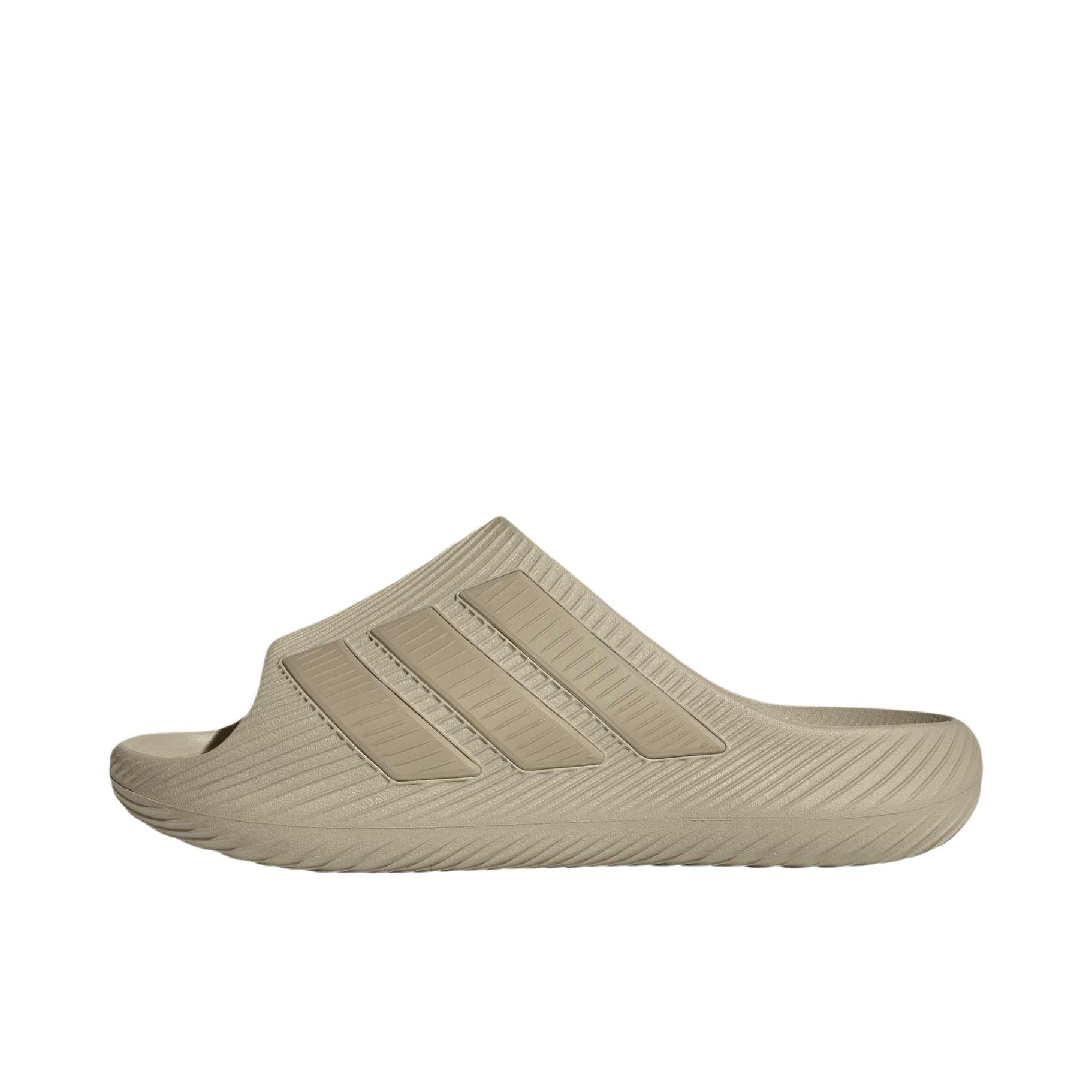 推荐商品：adidas Purechill Slide 拖鞋 舒适防滑日常 卡其色