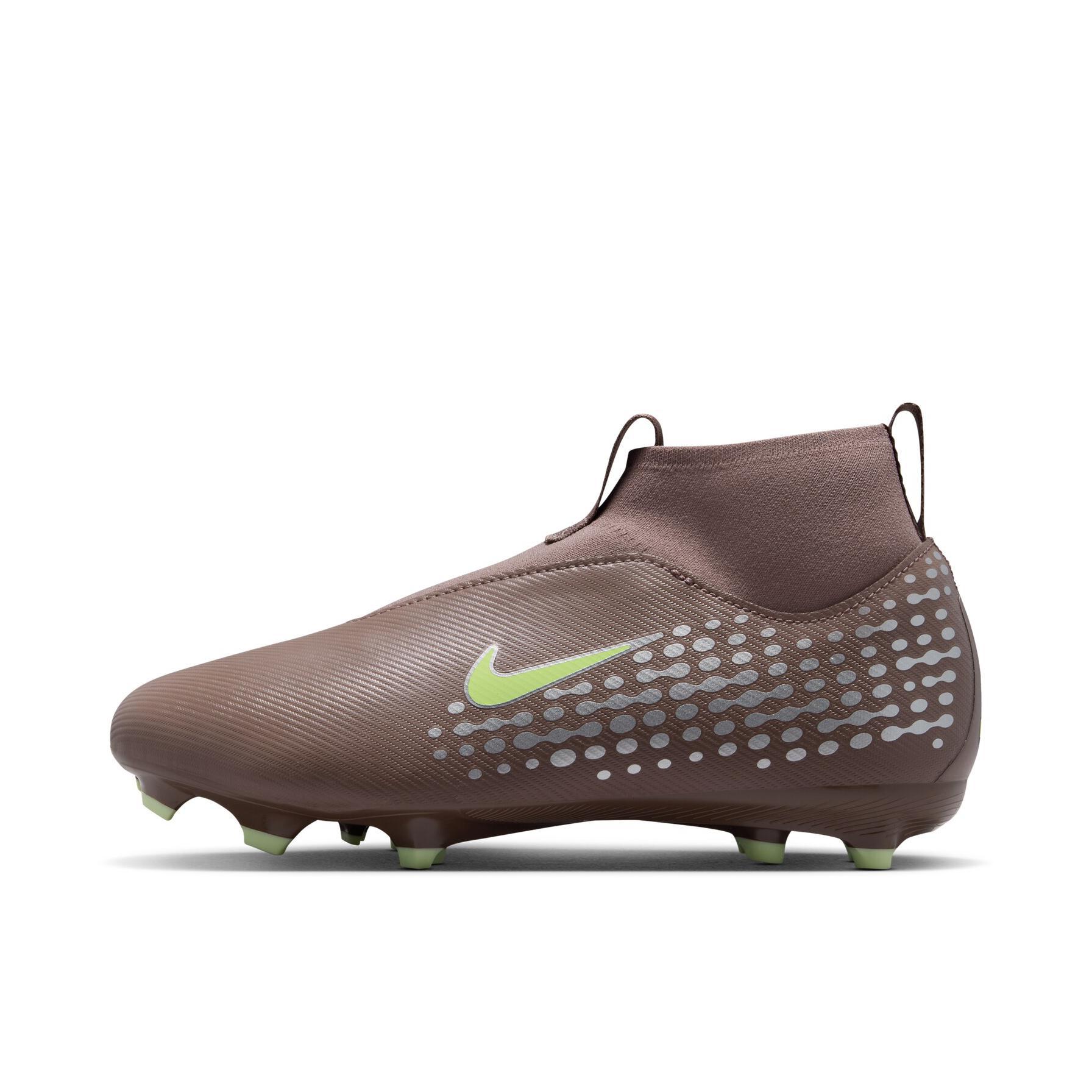 推荐商品：Nike Mercurial Superfly 10 Academy MG 足球鞋 中端胶质短钉硬场地防滑 大童/棕色