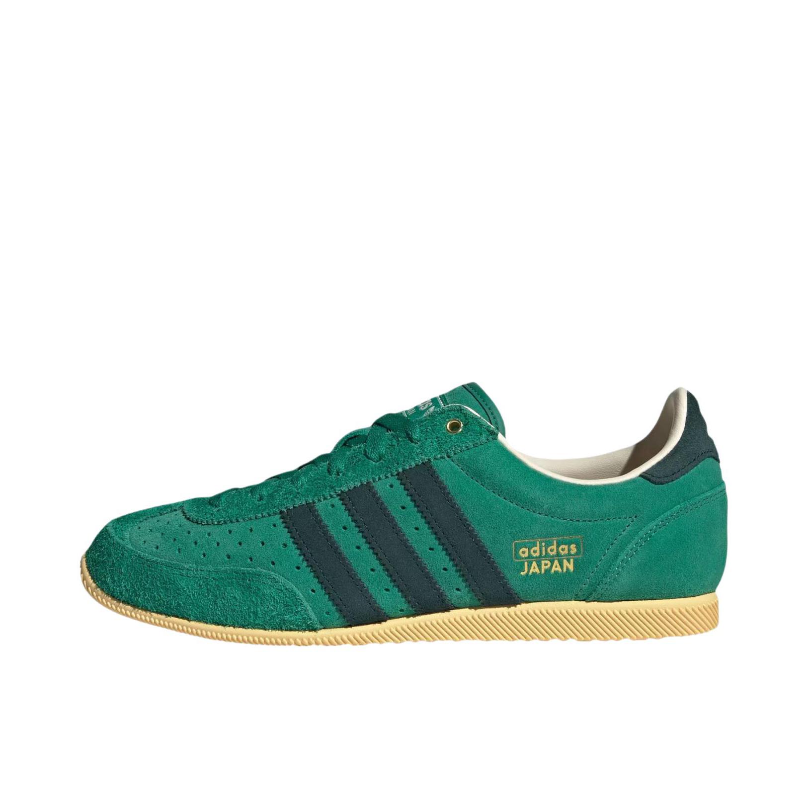推荐商品：adidas Originals JAPAN 板鞋 防滑耐磨舒适低帮平跟复古百搭时尚薄底贴合 绿色