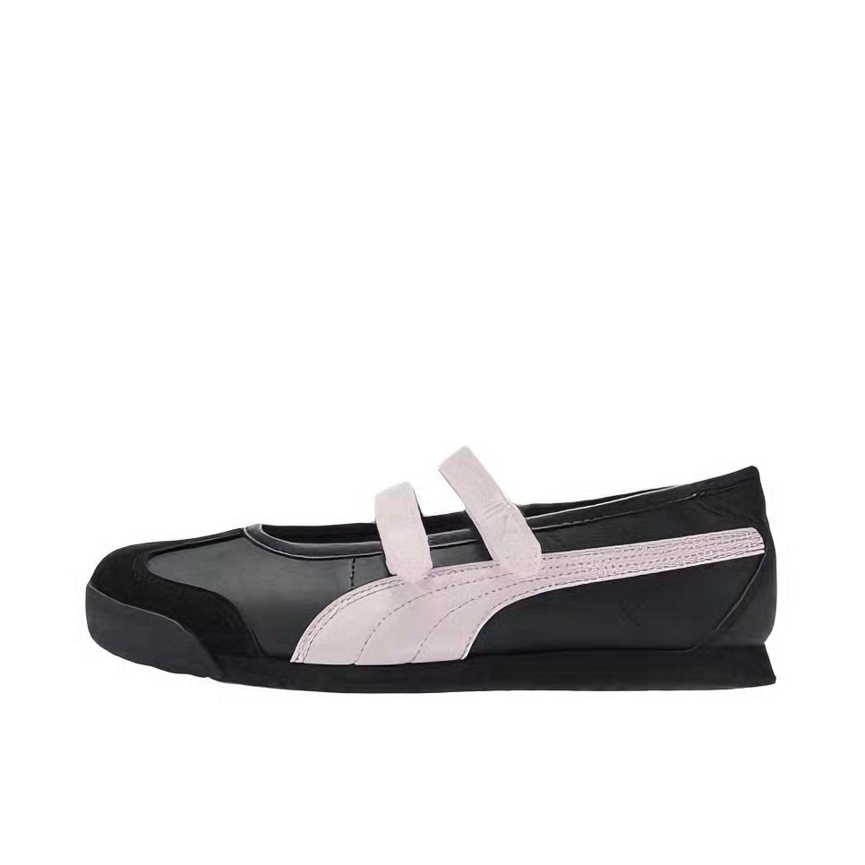 推荐商品：Puma/彪马 Turino 运动休闲鞋 玛丽珍芭蕾风T头薄底 女款/黑色/迷雾紫