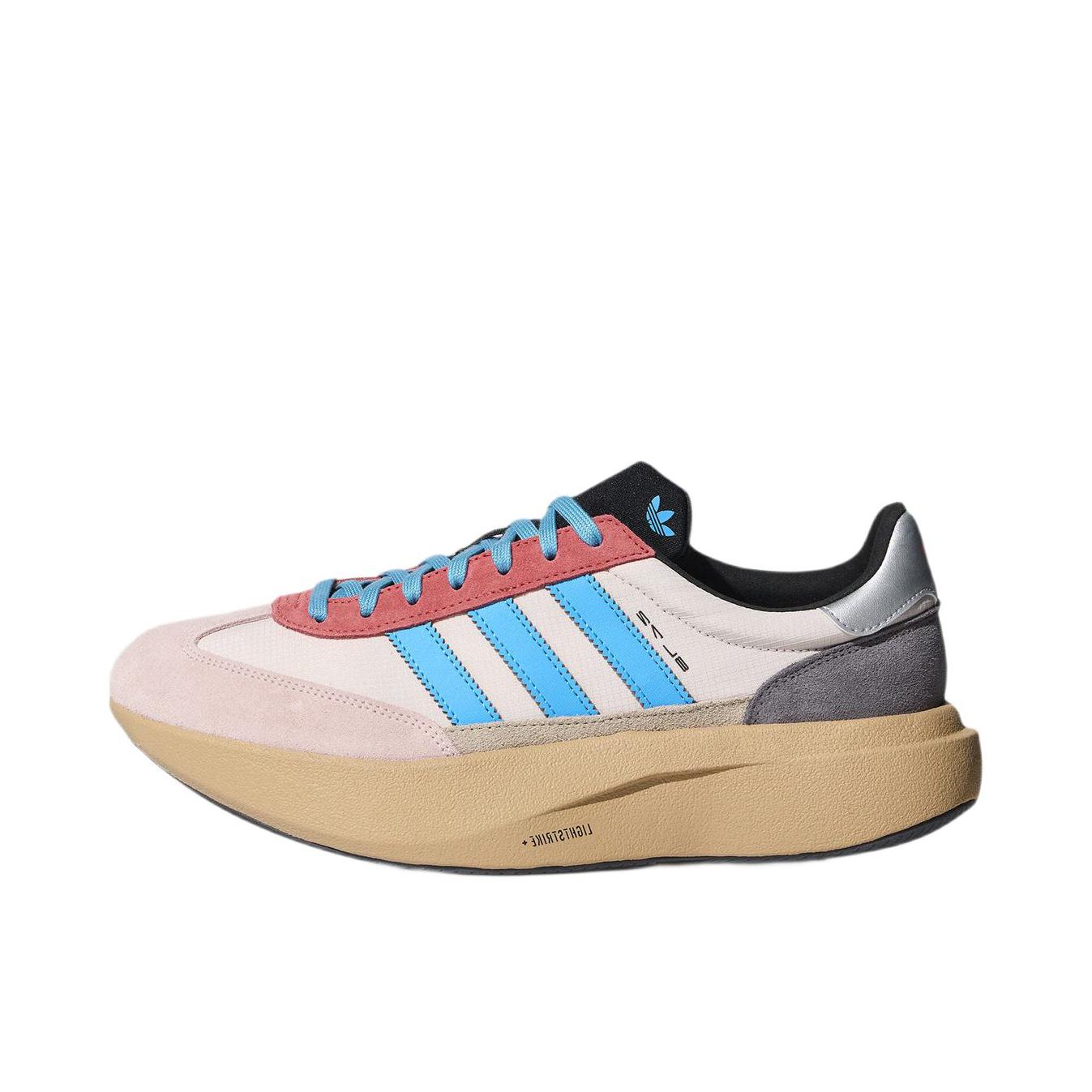 推荐商品：adidas SL 72 PRO T头鞋 运动休闲鞋 防滑耐磨透气贴合跑步风复古 淡芝麻紫粉/亮晶蓝/柔和蓝