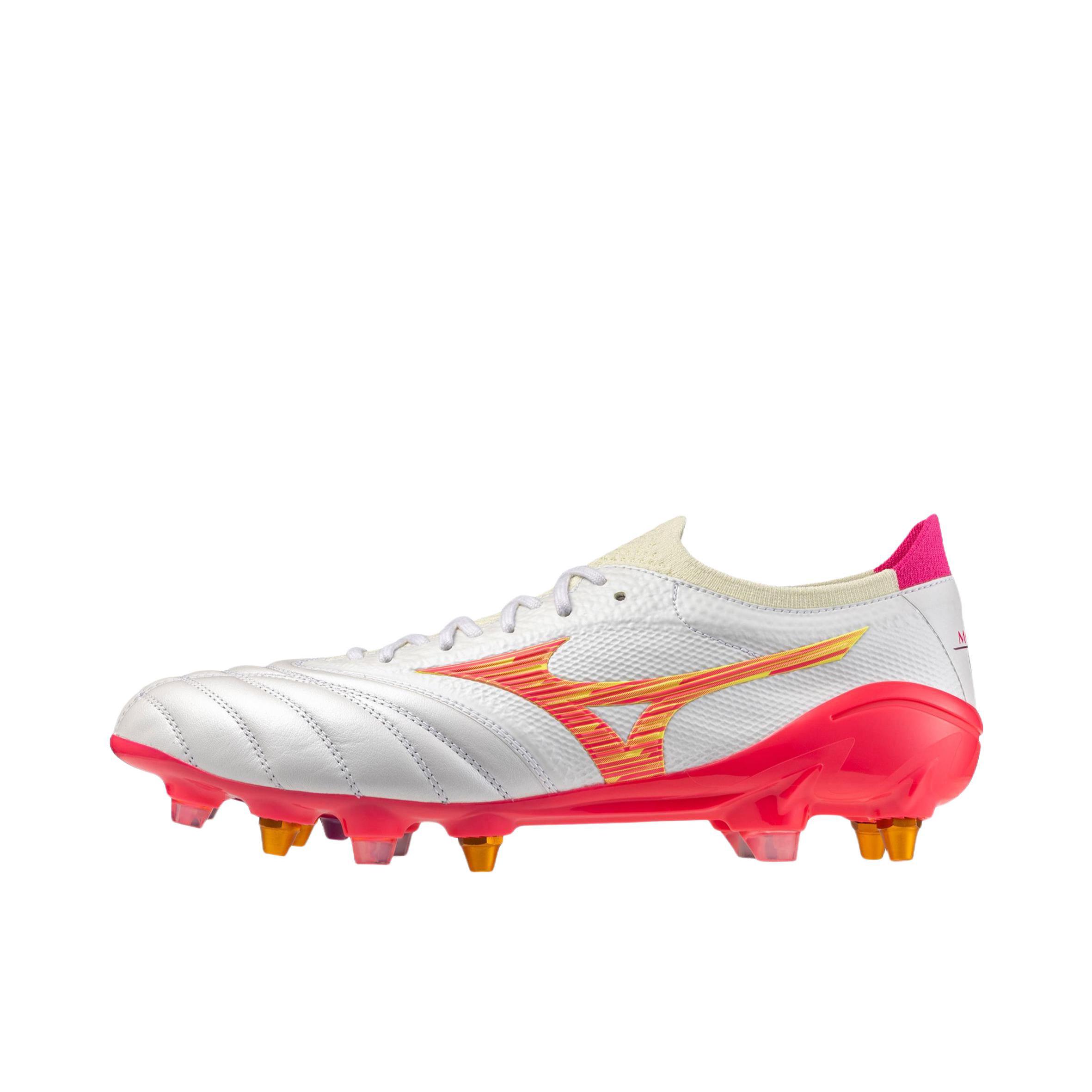 推荐商品：Mizuno/美津浓 Morelia Neo 4 Beta 高端 皮革 防滑 耐磨 低帮 足球鞋 奶白色 