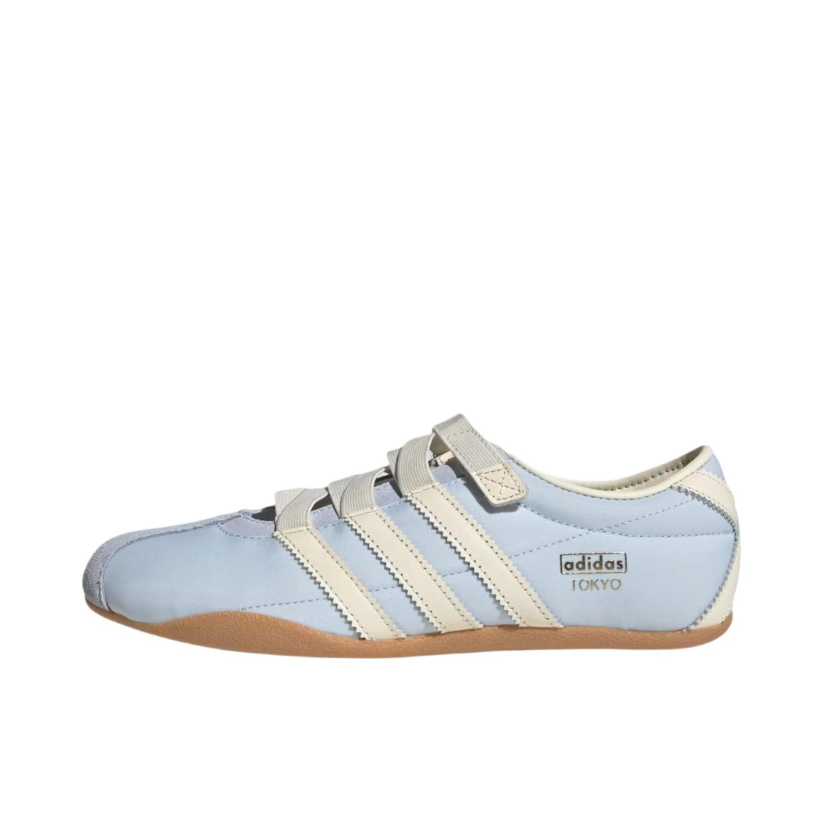 推荐商品：adidas Originals Tokyo MJ 运动休闲鞋 圆头魔术贴舒适玛丽珍 水晶蓝