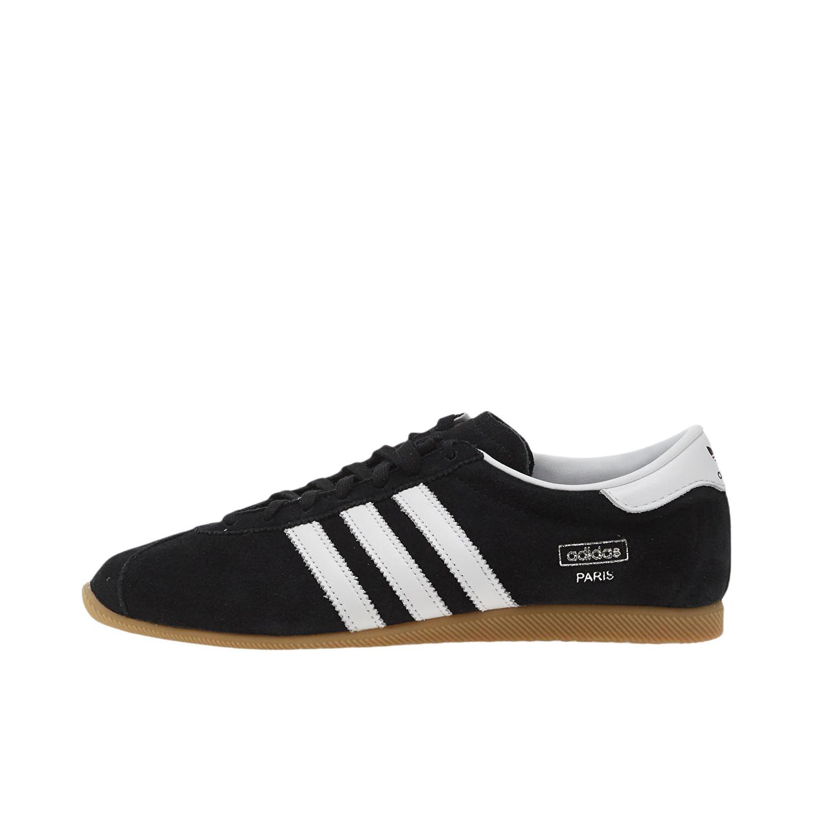 推荐商品：adidas Originals Paris 板鞋 简约舒适百搭贴合德训鞋 黑色
