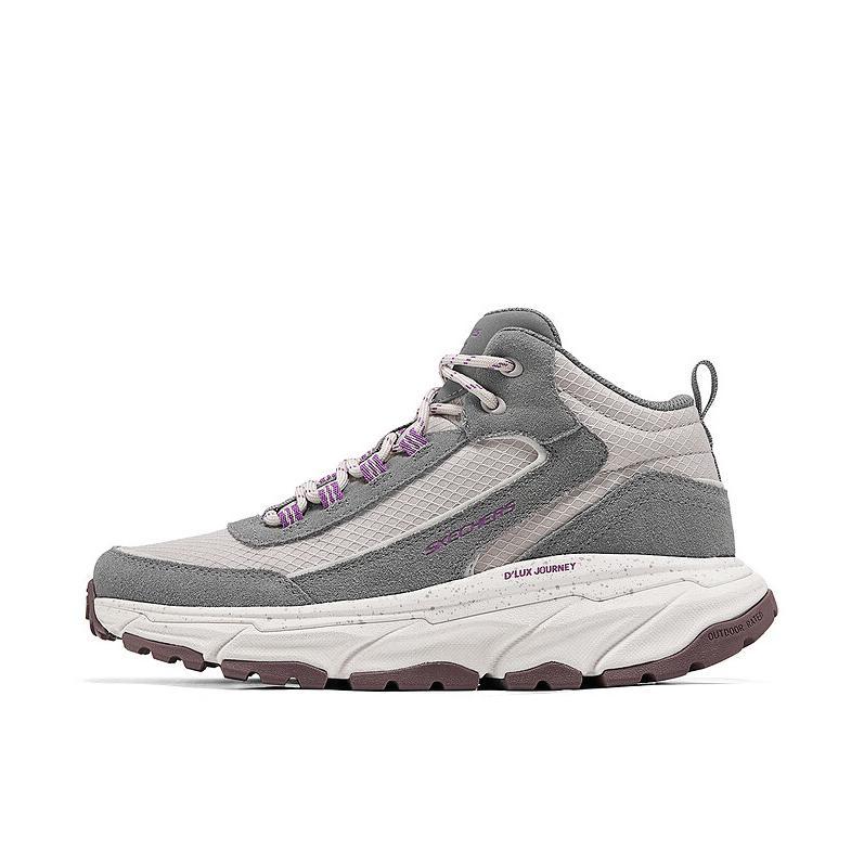推荐商品：Skechers  高帮 橡胶底 缓震 耐磨  户外鞋  180169 女款/自然色/多彩色
